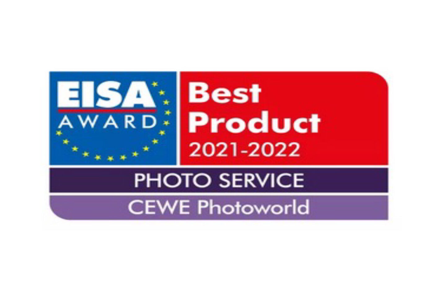 Die CEWE Fotowelt App erhält den EISA AWARD 2021-2022 in der Kategorie Photo Service