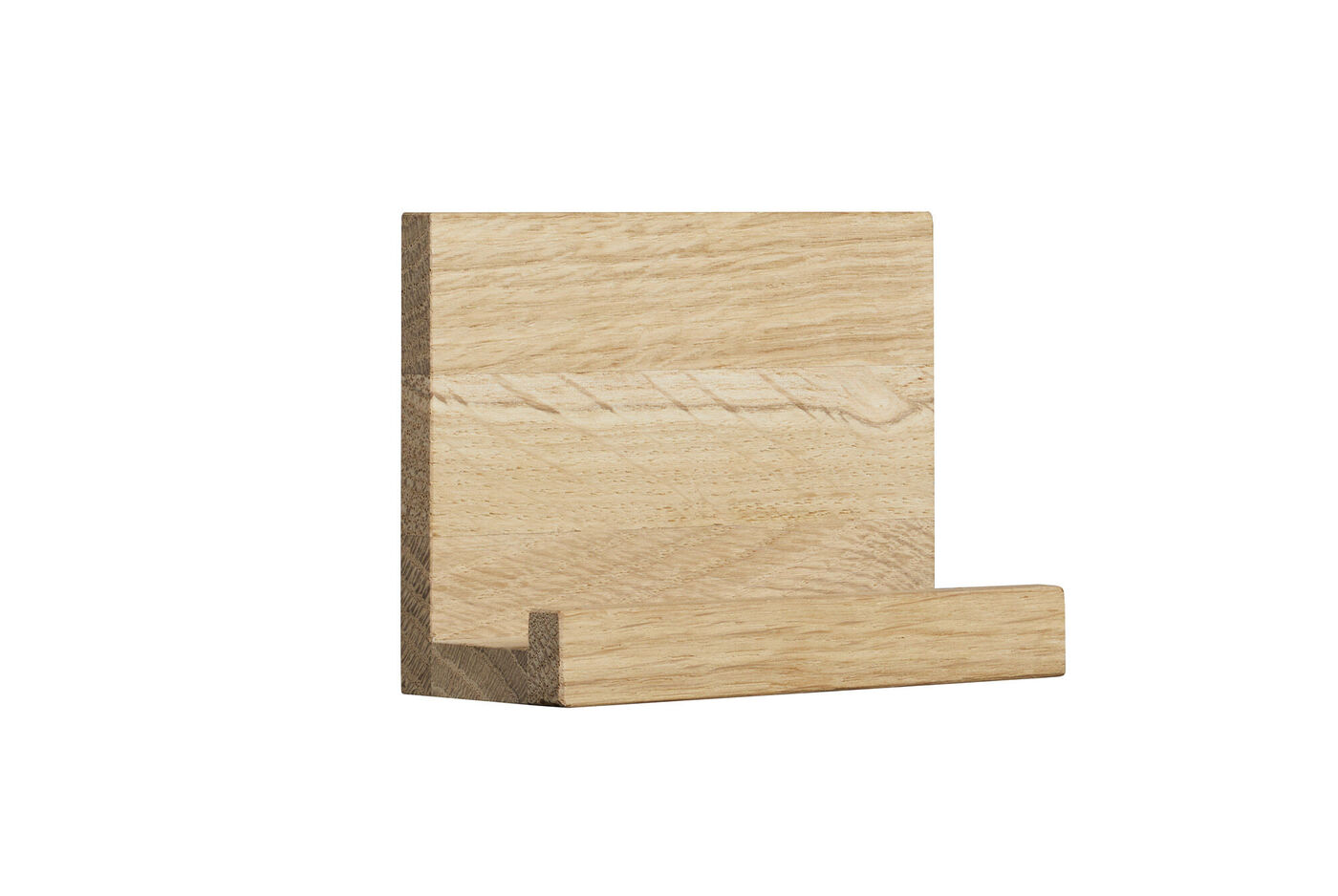 Holzregal im minimalistischen Design, ideal zur Dekoration